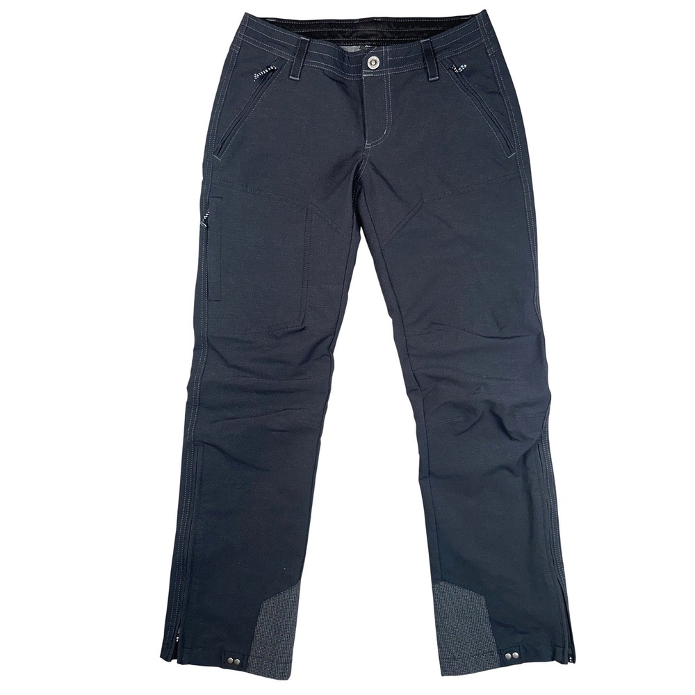 KUHL Klash Softshell Hiking Pants Women's 6 Short Black Stretch Gorpcore Outdoor